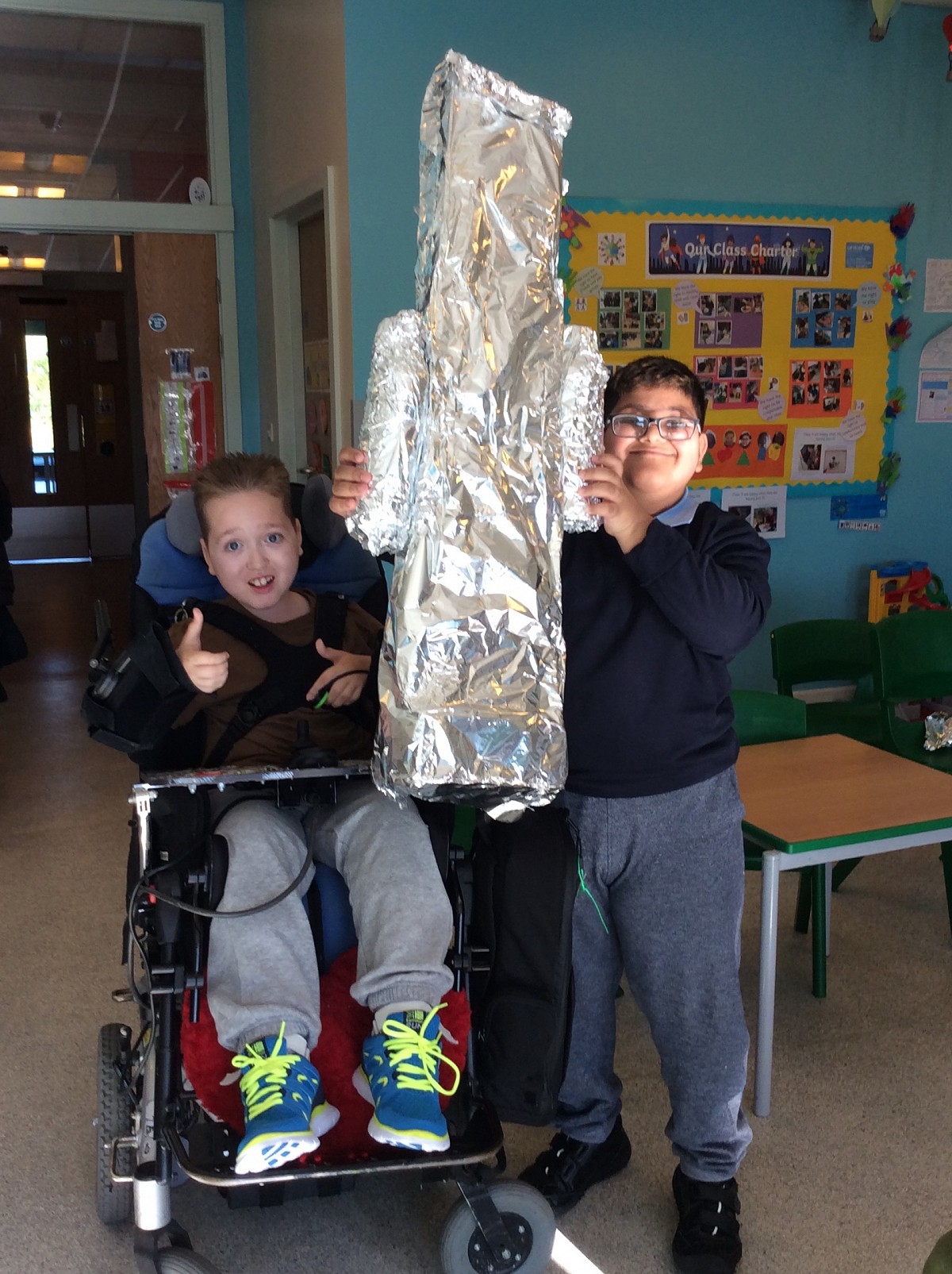 The finished rocket