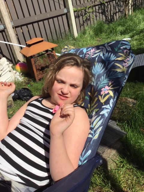 sun bathe