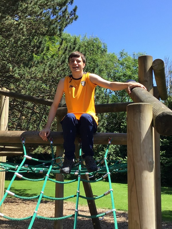 child climbing