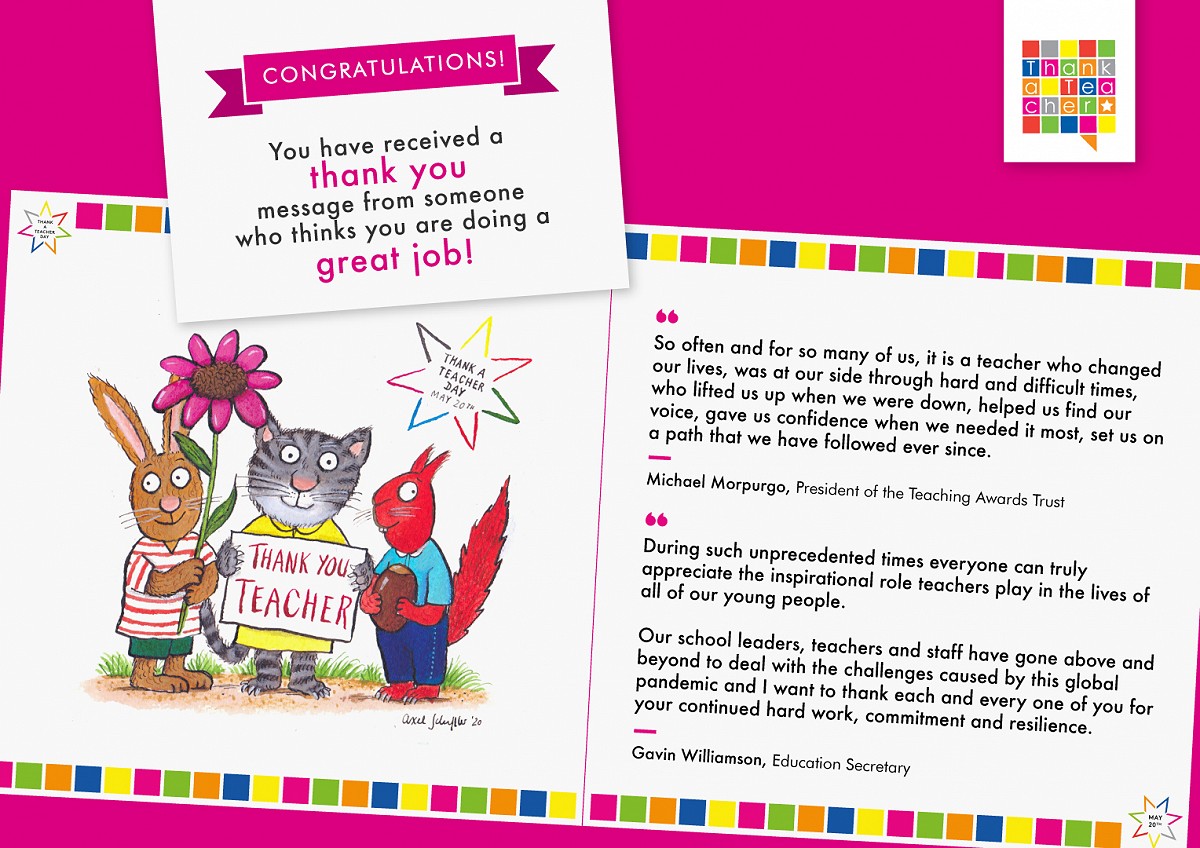 Thank you card