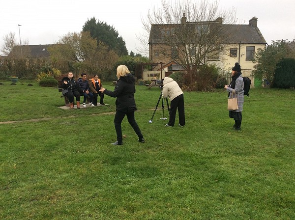 filming