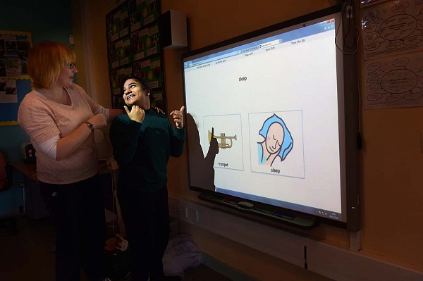 Communication activity between student and teacher