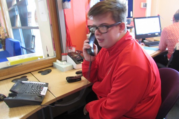 phoning