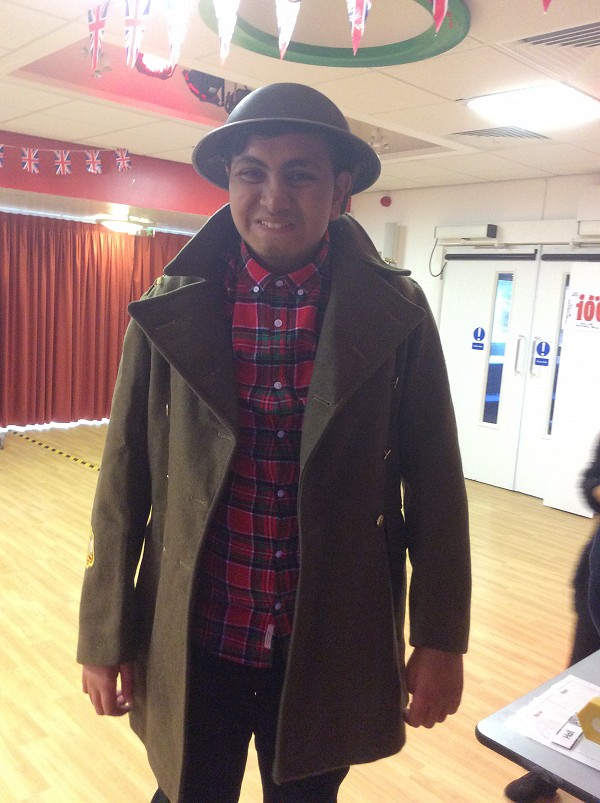 army dressing up
