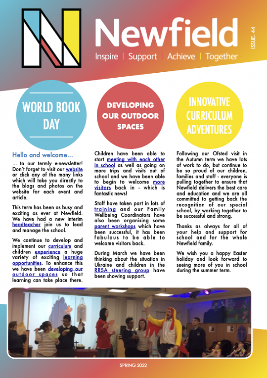 Newfield Newsletter Spring 2022