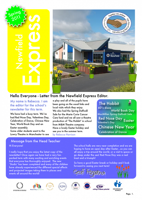 Newfield Newsletter Spring 2011