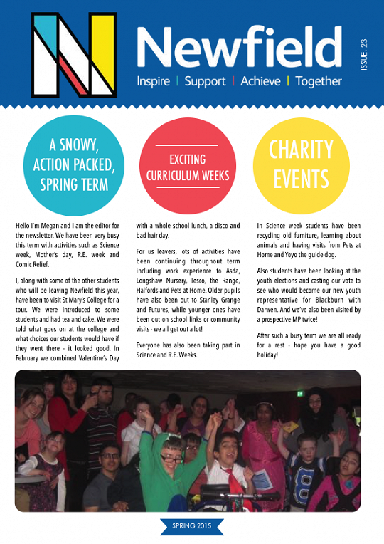 Newfield Newsletter Spring 2015