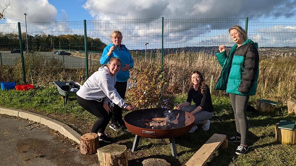 staff fire pit